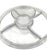 Vintage Clear Glass Pedestal Serving Dish With Dome Cover For Sale - Image 4 of 9