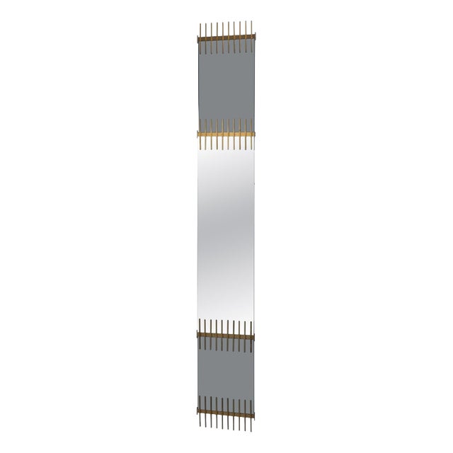 Italian Wall Mirror attributed to Ettore Sottsass for Santambrogio & de Berti, 1957 For Sale