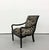 Late 20th Century Vintage Zebra Upholstered Ebonized Armchair For Sale - Image 5 of 7