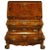 1940s Dutch Rococo Style Bombe Burled Walnut Secretaire For Sale - Image 5 of 7