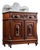 Late 19th Century Eastlake Victorian Walnut Commode Wash Stand With Marble Top For Sale