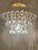 Gold Italian Crystal Ceiling Light from Swarovski, 2000s For Sale - Image 8 of 8