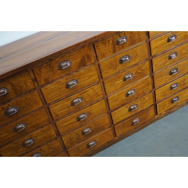 German Beech Apothecary Cabinet, Mid-20th Century For Sale - Image 15 of 16