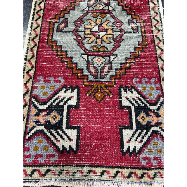 Contemporary Turkish Yastik Rug 1'8" x 3' For Sale - Image 3 of 5