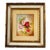 Vintage Oil on Canvas Floral Painting, Original Frame For Sale