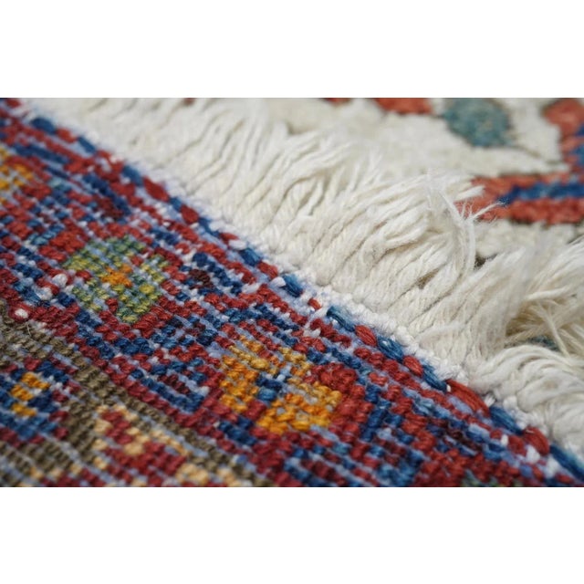 Traditional Antique Afshar Rug 4'4'' x 6'1'' For Sale - Image 3 of 11