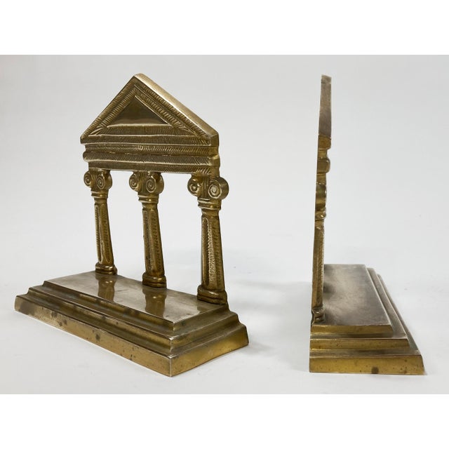 Vintage Brass Greek Ionic Column Bookends, a Pair Chairish