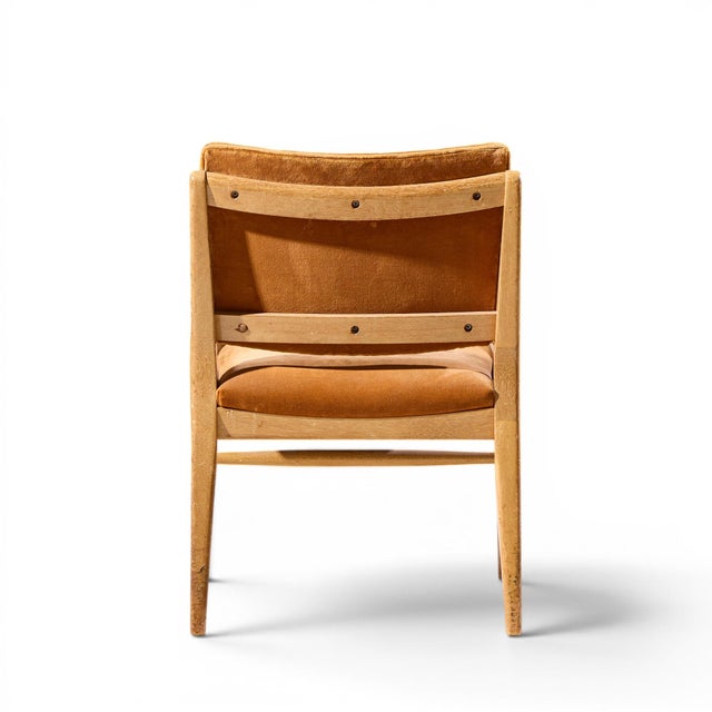 John Keal for Brown Saltman Mid Century Bleached Mahogany Dining Chairs - Set of 6 For Sale - Image 14 of 17