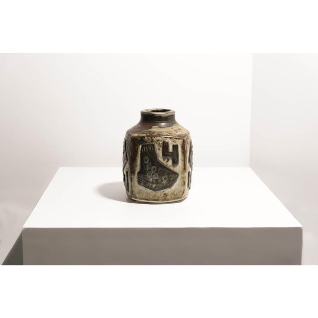 Mid-Century Modern Vintage Vase by Jørgen Mogensen for Royal Copenhagen, 1960s For Sale - Image 3 of 8