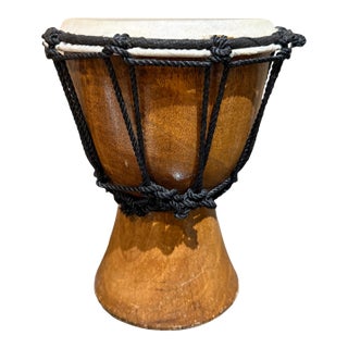 Djembe Drum Rope Tuned Goatskin Goblet Drum West Africa Music Instrument For Sale