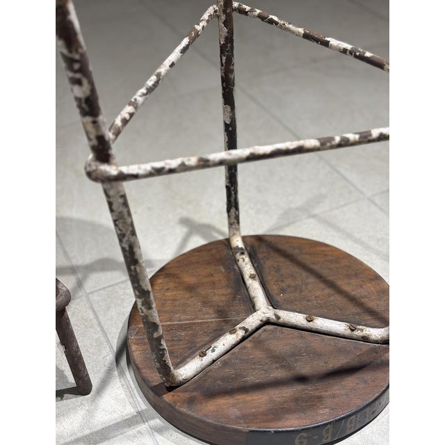 Set of Stools by Pierre Jeanneret, 1952 For Sale - Image 12 of 13