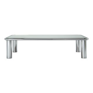 Sesann Mirrored Coffee Table by Gianfranco Frattini for Cassina, 1960s For Sale
