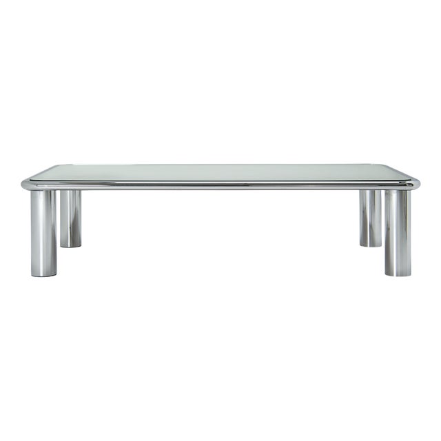 Sesann Mirrored Coffee Table by Gianfranco Frattini for Cassina, 1960s For Sale