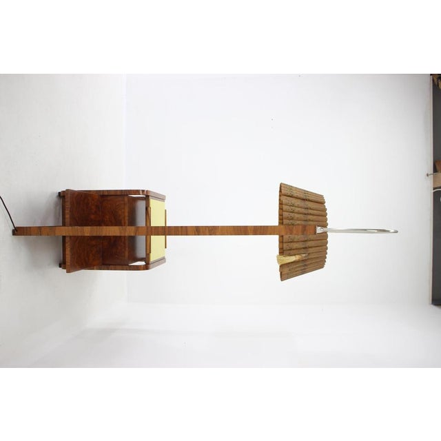 Large Art Deco Floor Lamp,Czechoslovakia, 1930s For Sale - Image 3 of 18