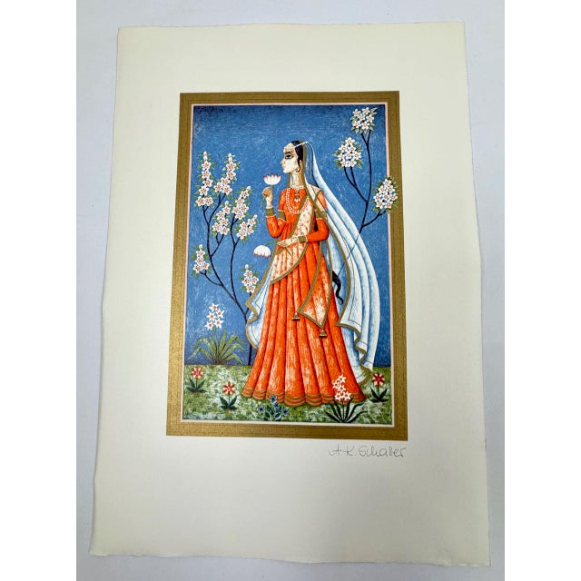 Anne-Kristin Schaller, Depictions of One Thousand and One Nights, 1980s, Lithograph, Set of 4 For Sale - Image 15 of 18