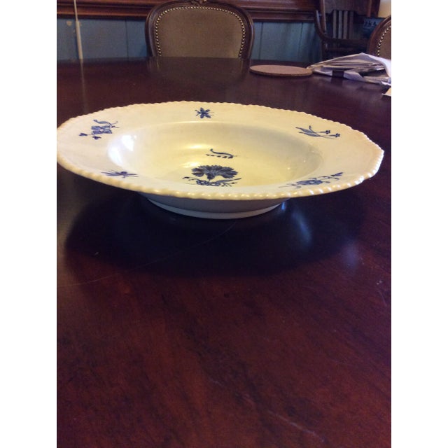 Set of six Bloor Derby blue and white, including two soup, two salad and two bread plates. Great for decorative wall...