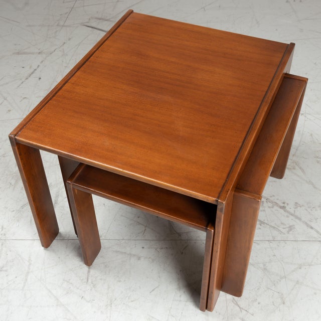 Model 777 Coffee Tables by Afra and Tobia Scarpa, 1965, Set of 3 For Sale - Image 4 of 17