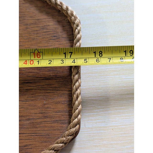 Mid-Century Modern Vintage Mid Century Modern Mosaiac Wood Trivet For Sale - Image 3 of 12