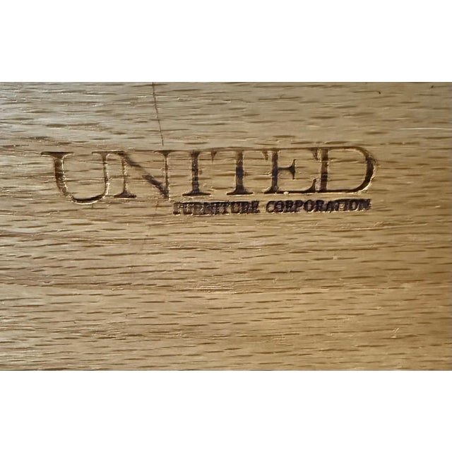 Mid-Century Modern United Tiki Walnut High Chest For Sale - Image 10 of 10