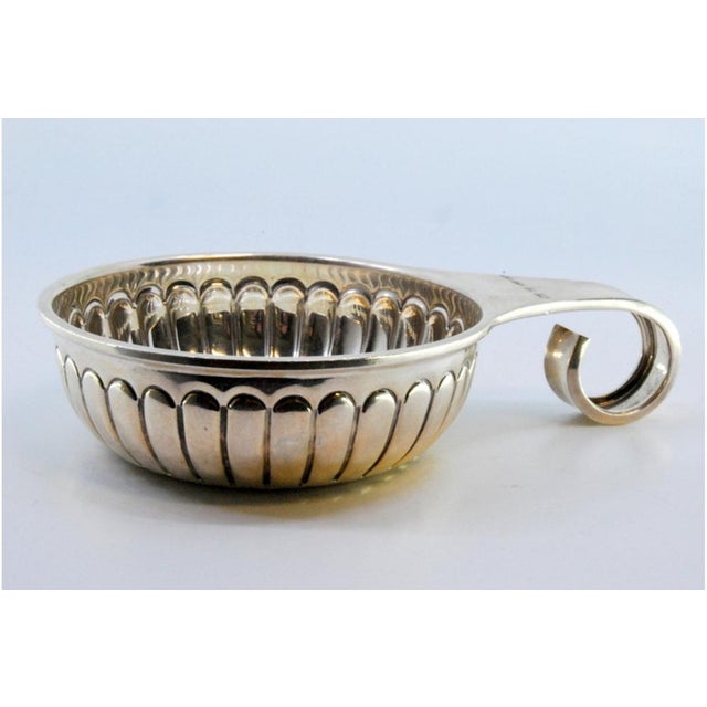 Metal Silver Cup for Wine Tasting For Sale - Image 7 of 9