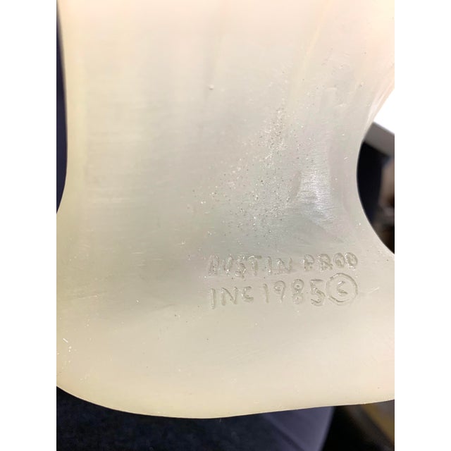 1985 Resin Bust of Woman in Wind Sculpture by Austin Prod Inc For Sale - Image 9 of 11