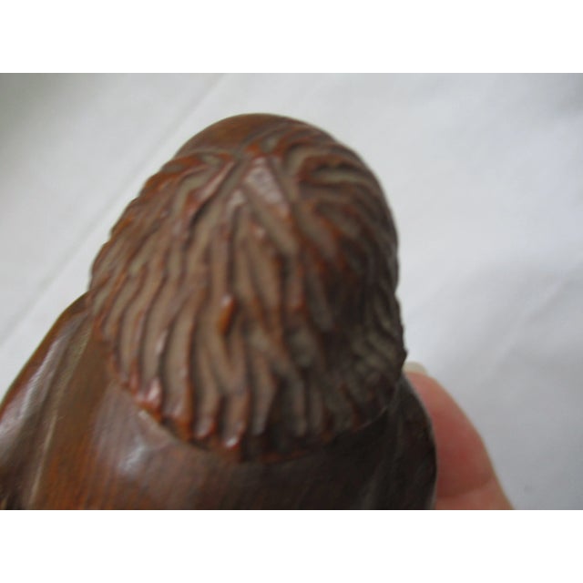 Wood 18th-19th Century Antique Wood Figure Man with Crossed Legs Screw Nutcracker For Sale - Image 7 of 13