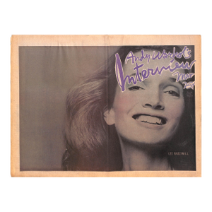 Andy Warhol's Interview Vol v March 1975 W/ Lee Radziwill on Cover