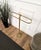 Italian Hollywood Regency Golden Brass Towel Rack from Milo Baughman, 1970s For Sale - Image 6 of 8