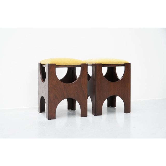 1960s Stool by Charles Vandenhove for Lucien Brull University Residence, Belgium, 1967 For Sale - Image 5 of 15