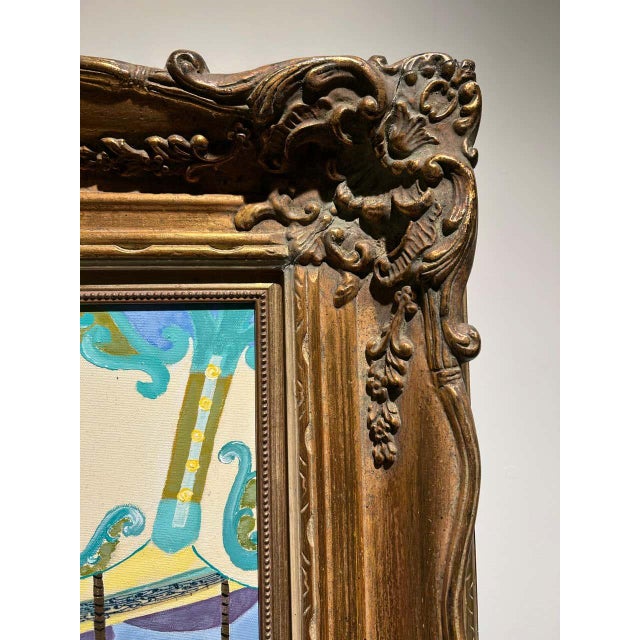 Monumental Painting & Collage of Whimsical Carousel in France For Sale - Image 13 of 13