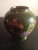 1960s Japanese Emerald Green Moriage Round Bud Vase For Sale - Image 5 of 6