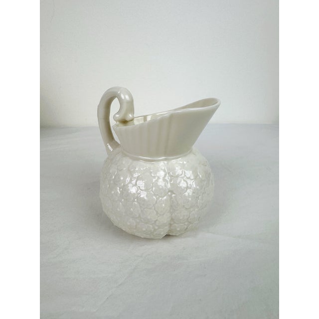 1940s Lenox Hawthorne White Tea Set- 3 Pieces For Sale - Image 10 of 12
