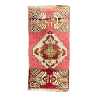 Turkish Yastik Rug 1'4" x 2'9" For Sale