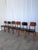 Vintage set of 6 dining chairs manufactured by STOL Kamnik in Yugoslavia during the 1970s. This mix & match set features...