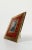 Italian Picture Frame in Gilded Aluminum and Faux Burl Formica in the style of Mascagni, 1970s For Sale - Image 12 of 17