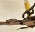 Gothic Spanish Revival Hand Forged Gilt Iron 4 Lite Chandelier- Circa 1930 For Sale - Image 3 of 11