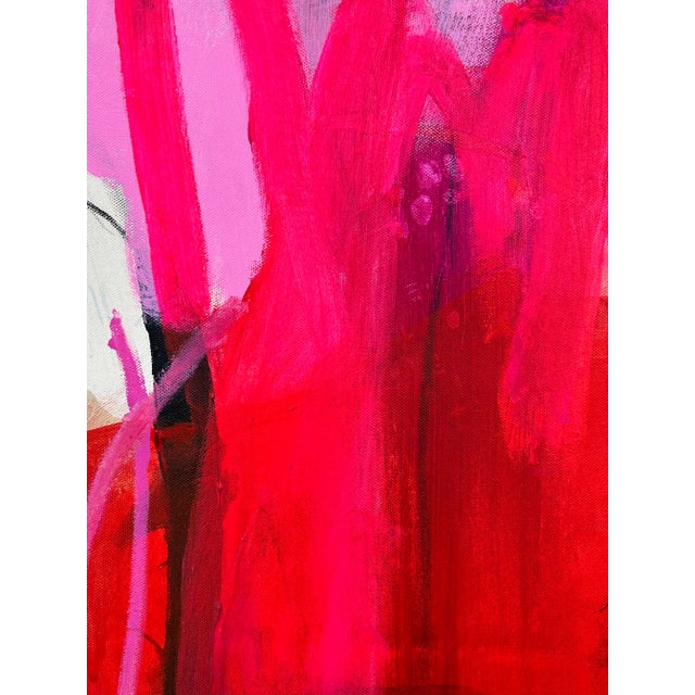 2020s Contemporary Abstract Acrylic, Oil Pastel and Charcoal on Canvas Painting "Ocean View" by Adrienn Krahl For Sale - Image 5 of 7