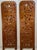 Tribal Monumental 1990s Yoruba Hand-Carved Double-Sided Nigerian Wood Screen Panels, Set of Four For Sale - Image 3 of 8