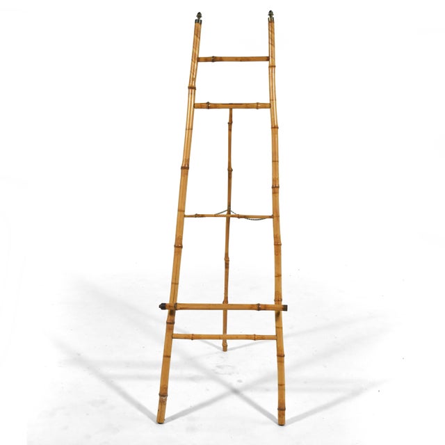 Contemporary Bamboo Floor Picture Easel For Sale - Image 3 of 8