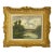19th Century French Pastoral Landscape Oil Painting in Ornate Giltwood Frame For Sale