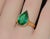 Gia Certified 5.25ct Natural Emerald Sculptural Bezel Solid 18k Gold Ring, Size 5.25 For Sale In Dallas - Image 6 of 16