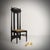 CHARLES RENNIE MACKINTOSH (1868-1928) Argyle chair Cassina publisher, circa 1970 after a design from 1898 Blackened oak...