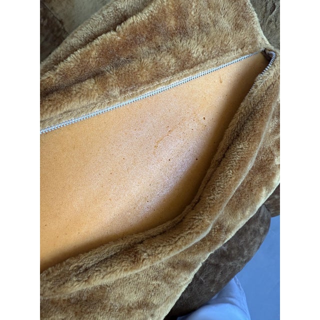 Mid-Century Modern Italian Space Age Velvet Chair, 1970s For Sale - Image 13 of 18