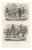 Chinese Dancing Bear and Magic Lantern Show, 1859, Paper For Sale