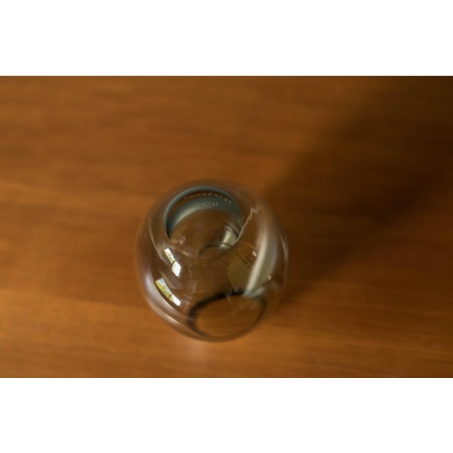 Vintage Danish Holmegaard Tear Drop Glass Vase by Per Lutken For Sale In Monterey, CA - Image 6 of 7