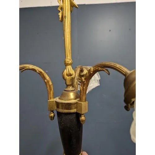 Napoleon III Style Bronze Chandelier For Sale - Image 4 of 7