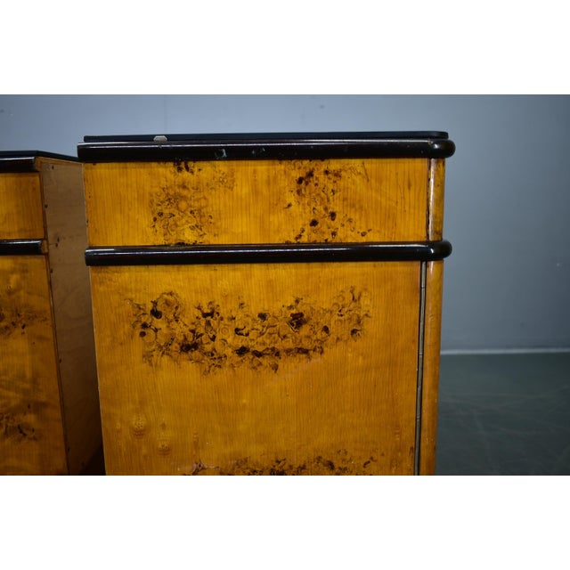 Bedside Tables by Jindrich Halabala, Former Czechoslovakia, 1940s, Set of 2 For Sale - Image 10 of 18