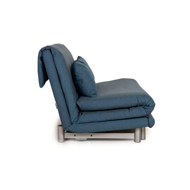 Multy Fabric Three Seater Sofa Bed in Blue from Ligne Roset For Sale - Image 5 of 8