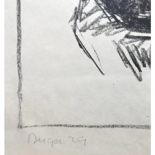 Hans Berger, Portrait d'homme, 1929, Pastel on Paper For Sale - Image 3 of 7