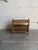 Vintage Danish Oak Side Table / Magazine Rack With Cane Storage For Sale In Los Angeles - Image 6 of 9